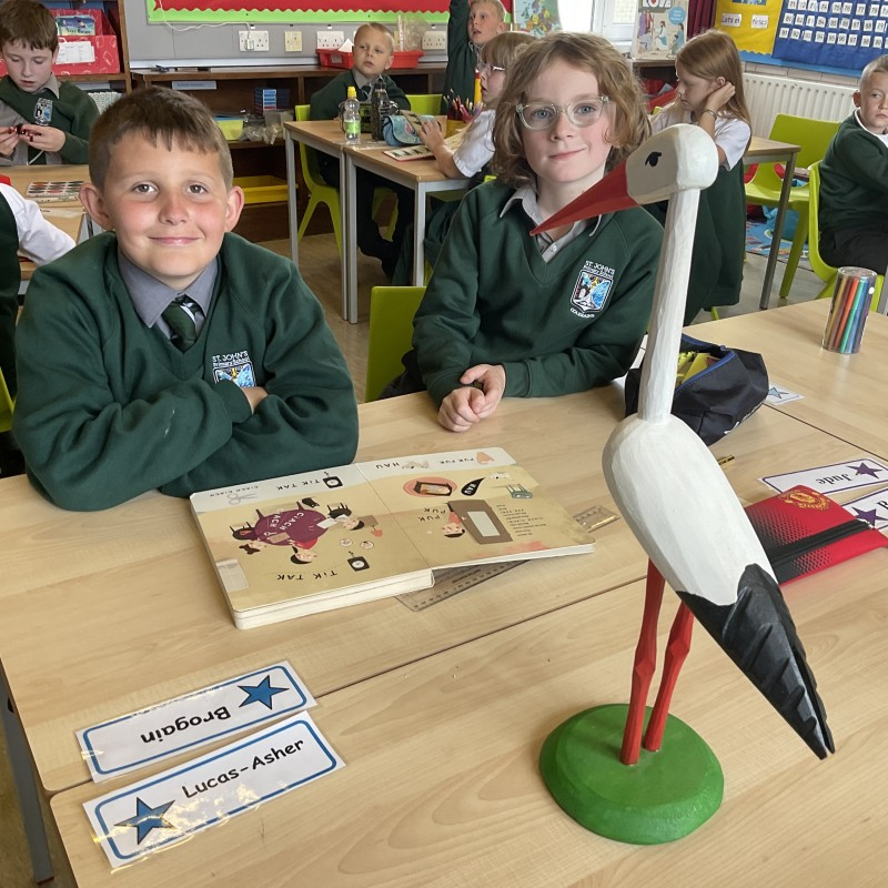 Children from St John’s Primary School Coleraine who enjoyed the Polish workshop as part of Council’s Good Relations Cultural Diversity project.