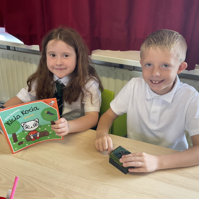 Children from St John’s Primary School Coleraine who enjoyed the Polish workshop as part of Council’s Good Relations Cultural Diversity project.