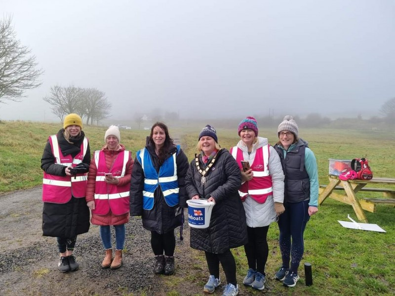 The Deputy Mayor, Councillor Margaret-Anne McKillop completed RNLI’s reindeer walk over the winter months.