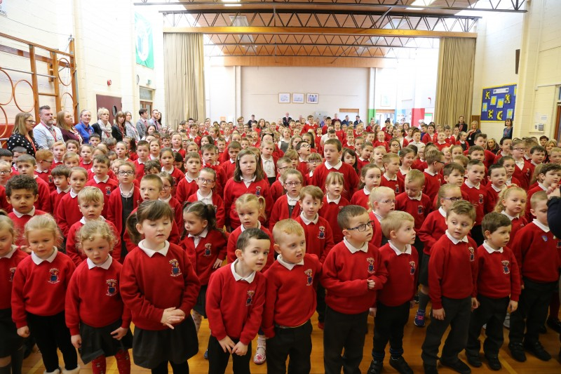 Pupils and staff from Ballysally Primary School enjoy the Primary Futures event.