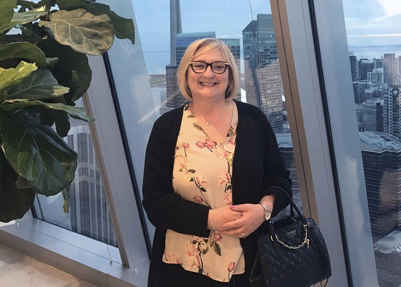 Councillor Brenda Chivers pictured at the NI Connections launch event held in Toronto, Canada.