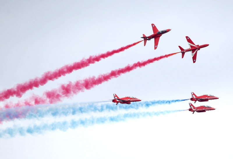 The Red Arrows will perform their mesmerising routine over Portrush during the opening day of the NI International Air Show which takes place in Portrush on September 10th and 11th.