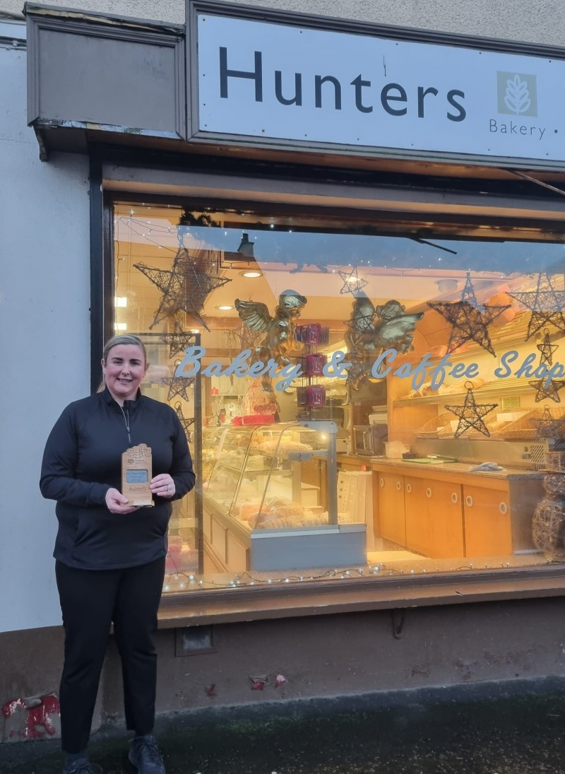 Carmen Duffy of Hunters Ballykelly, with the winning trophy - the judges thought they were real stars this year.