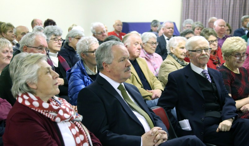 Some of those who attended The Causeway Yarnspinners event in Kilrea Town Hall which explored the Sam Henry collection through stories, poetry and song.