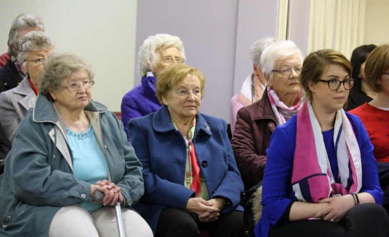 Some of those who attended The Causeway Yarnspinners event in Kilrea Town Hall which explored the Sam Henry collection through stories, poetry and song.