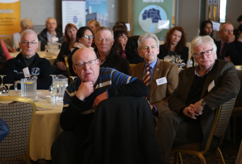 Participants attending Local Communities and Social Innovation Conference