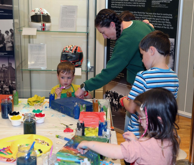 Local children get creative at Ballymoney Museum’s, Museum Minis Summer Club.