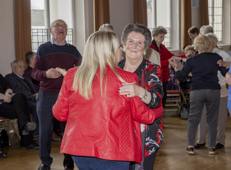 Pictured on the dance floor during the Tea Dance in Ballymoney Town Hall.