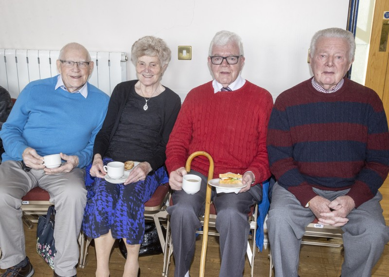 Some of those who attended the Tea Dance in Ballymoney Town Hall.
