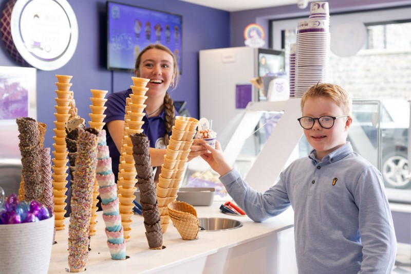 As part of Council’s Destination Team’s Summer Campaign, Lorcan McGonigle had the exciting opportunity to sample an ice cream from the award-winning Morelli’s in Portstewart.