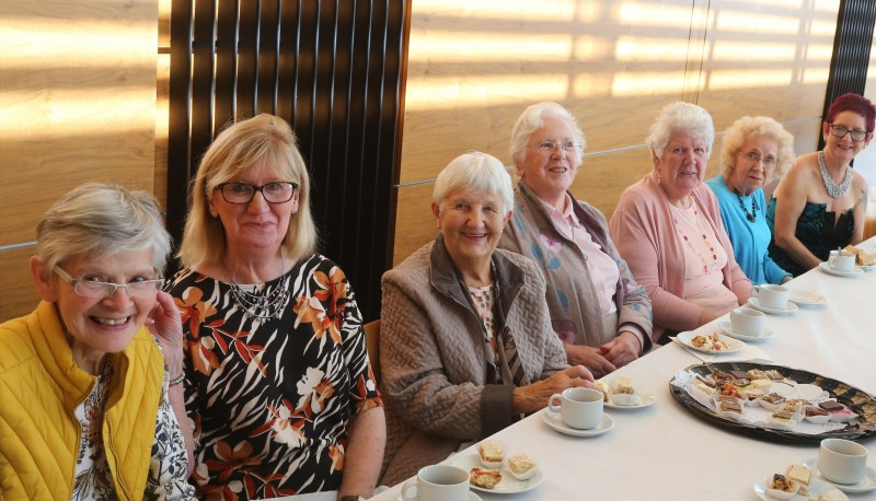 Members of Ballymoney Evergreen Club pictured at a civic reception in Cloonavin.