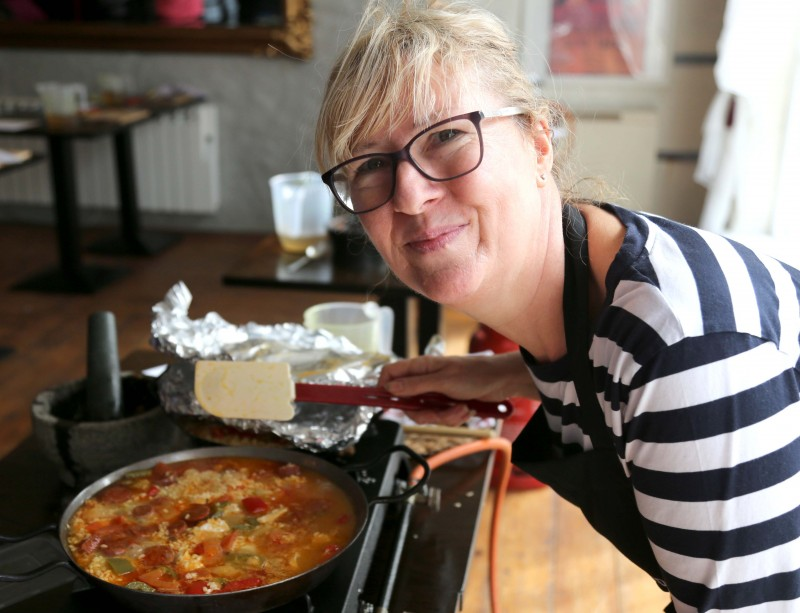 Trudy Brolly from Ocho Tapas pictured at the familiarisation tour organised by Causeway Coast and Glens Borough Council.