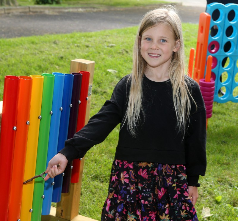 Councils inclusive play equipment was popular at Flowerfield's inclusive family event.