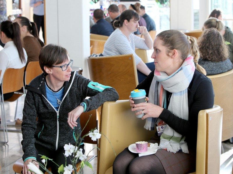 Some of those who attended the fundraising coffee morning for The Zachary Geddis Break The Silence Trust in Cloonavin.