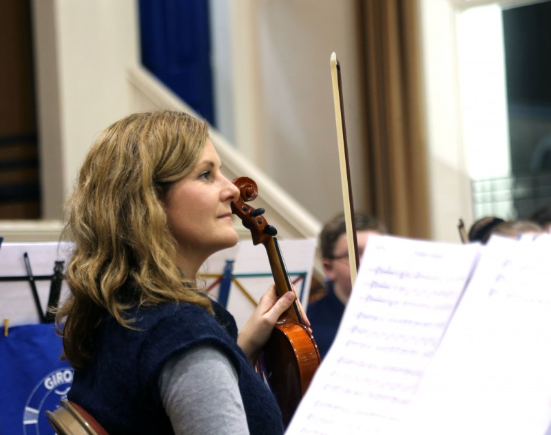 One of the performers at the concert inspired by Sam Henry’s collection of songs.