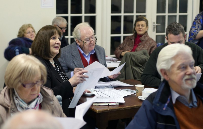 Some of those who attended the ‘Your Place and Mine’ Good Relations workshop in Glenmona House in Cushendun.