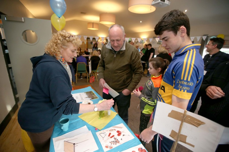 Pictured at the Big Dish Out held in Cushendall in the Sailing and Boating Club.