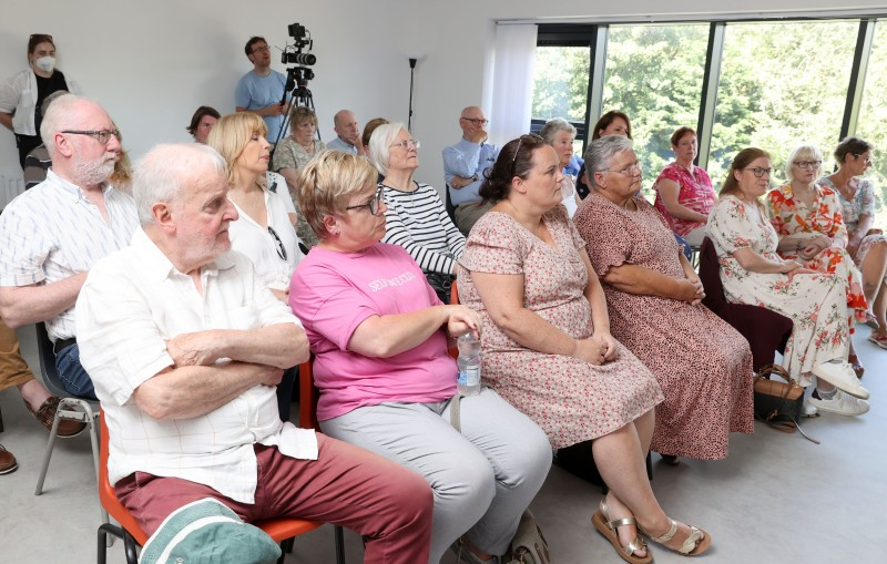Some of those who attended the event in Dungiven, where Holocaust survivor Dr Martin Stern MBE, spoke about his experiences.