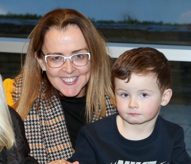 Councillor Cara McShane pictured with Aodhan Watson.