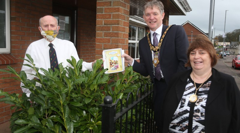 Mayor of Causeway Coast and Glens Borough Council, Alderman Mark Fielding met with Norman Irwin on his 102nd birthday