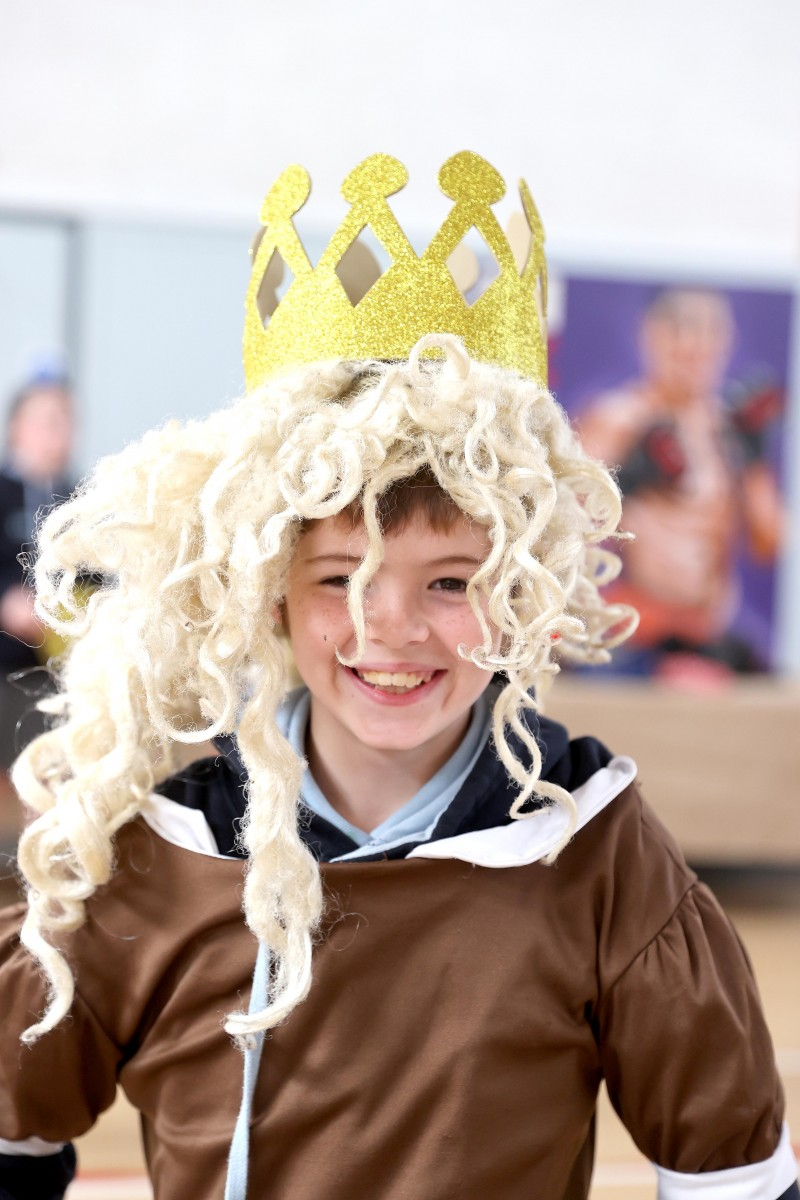 Having some fun at the Platinum Jubilee schools’ workshop organised by Causeway Coast and Glens Borough Council’s Museums Service.