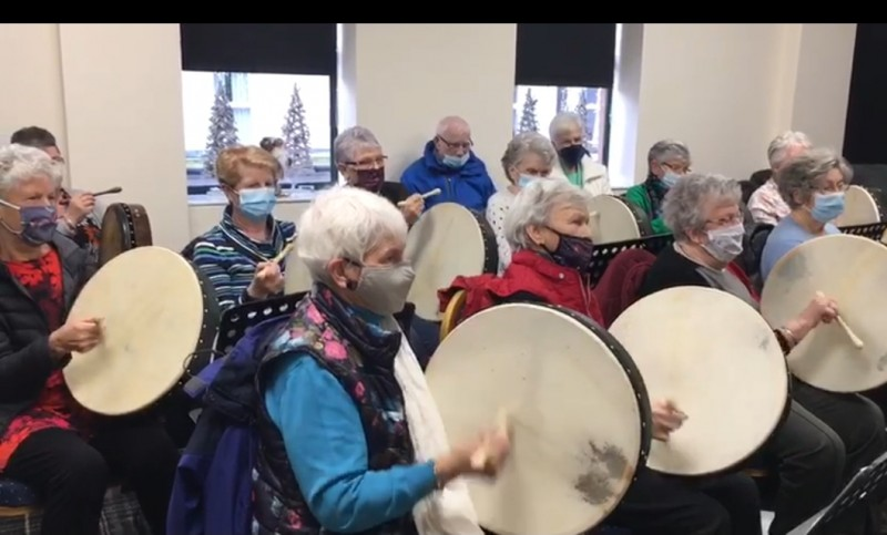Members of the Happy Mondays group pictured at the Ulster Scots event held at the Fuse Centre in Ballymoney, organised in partnership with Causeway Coast and Glens Borough Council’s Good Relations Team.