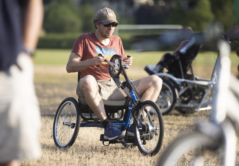 The new all ability cycles were a big hit at Council's recent all inclusive family event at Limavady's Roe Mill Recreation Grounds