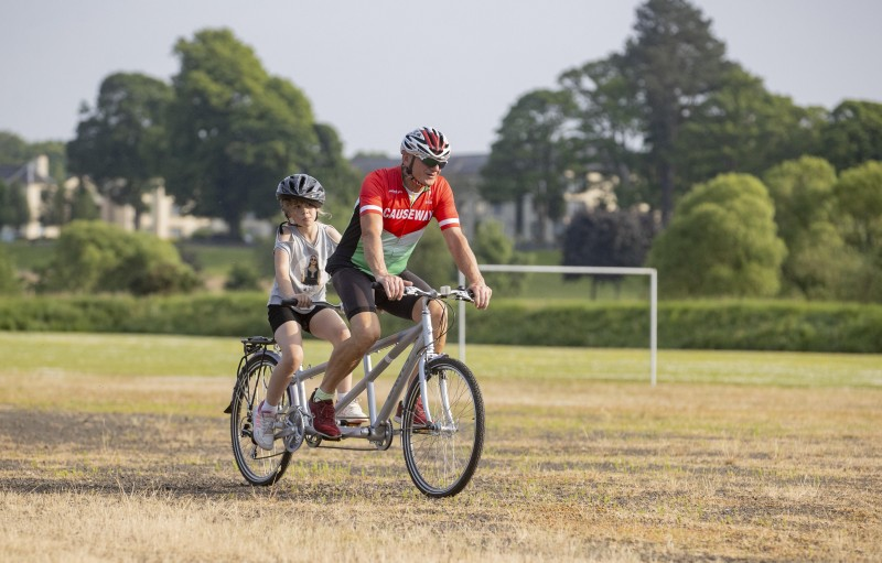 The new all ability cycles were a big hit at Council's recent all inclusive family event at Limavady's Roe Mill Recreation Grounds