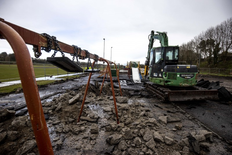 Works gets underway on the creation of a new accessible play park in Limavady. The Causeway Coast and Glens Borough Council project is set to transform play provision in the town and is due for completion by August 2021.