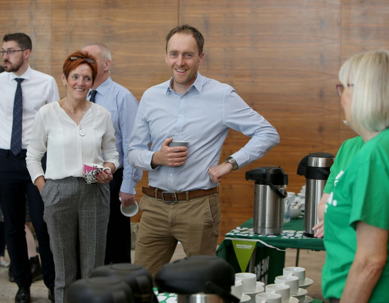 Staff members from Causeway Coast and Glens Borough Council who helped support the World’s Biggest Coffee Morning in Cloonavin.