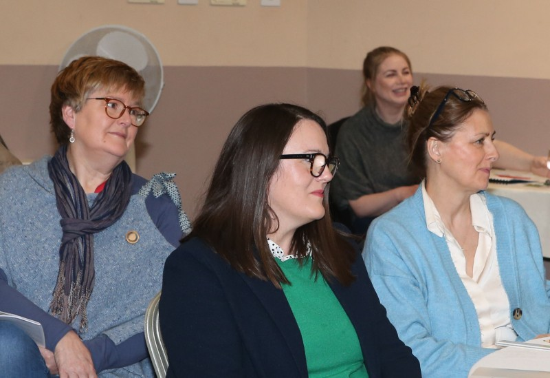 Pictured during the skills development workshop for traders from Causeway Speciality Market and Naturally North Coast and Glens Artisan Market which took place in the Lodge Hotel in Coleraine.