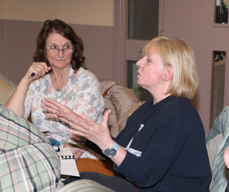Pictured during the skills development workshop for traders from Causeway Speciality Market and Naturally North Coast and Glens Artisan Market which took place in the Lodge Hotel in Coleraine.