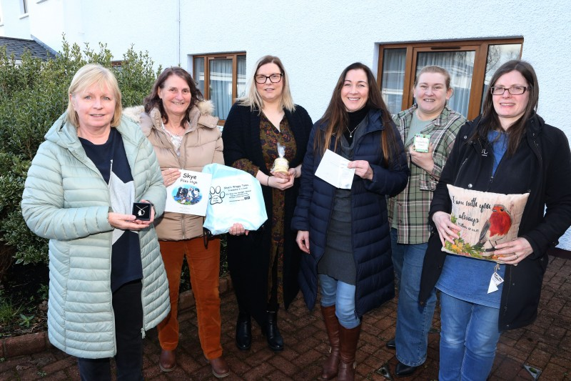 Fiona Adair, Hilary Bailey, Anneli Maguire, Fran Young, Christine McCaughey and Clare Symington who took part in the skills development workshop for traders from Causeway Speciality Market and Naturally North Coast and Glens Artisan Market.