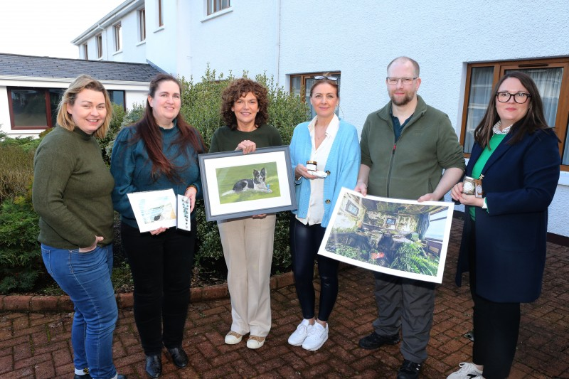 Denise McAuley, Amanda Bradshaw, Grace Scott, Clare Geddis, Pete Irvine and  Lucinda Graham who took part in the skills development workshop for traders from Causeway Speciality Market and Naturally North Coast and Glens Artisan Market.