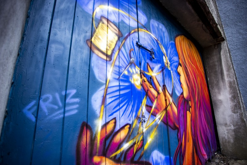 Visitors to Coleraine will see the new street art throughout the town centre.