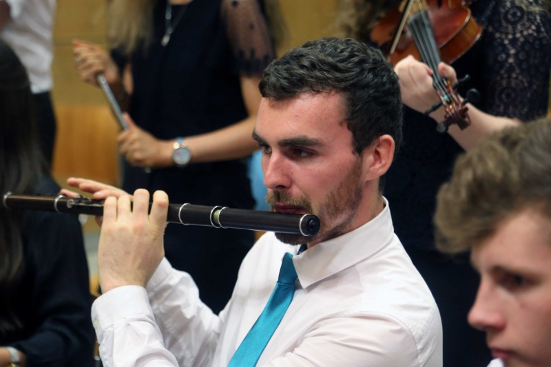 Musicians who took part in the event in Cloonavin hosted by the Mayor of Causeway Coast and Glens Borough Council Councillor Sean Bateson.
