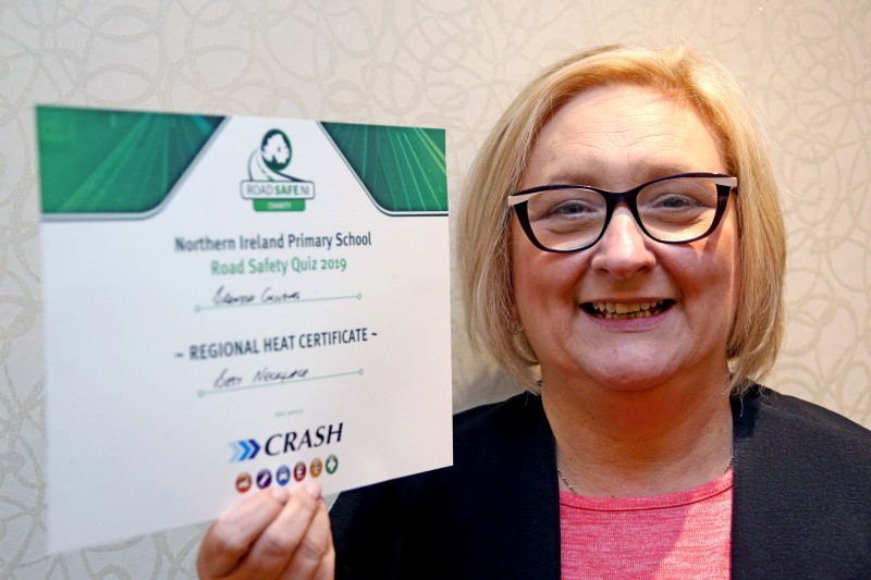 The Mayor of Causeway Coast and Glens Borough Council Councillor Brenda Chivers pictured with her certificate of participation.