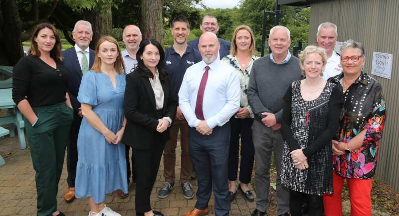 Members of the Causeway Community Planning Strategic Partnership at the Community Planning conference, which took place at the Bushtown Hotel, Coleraine.