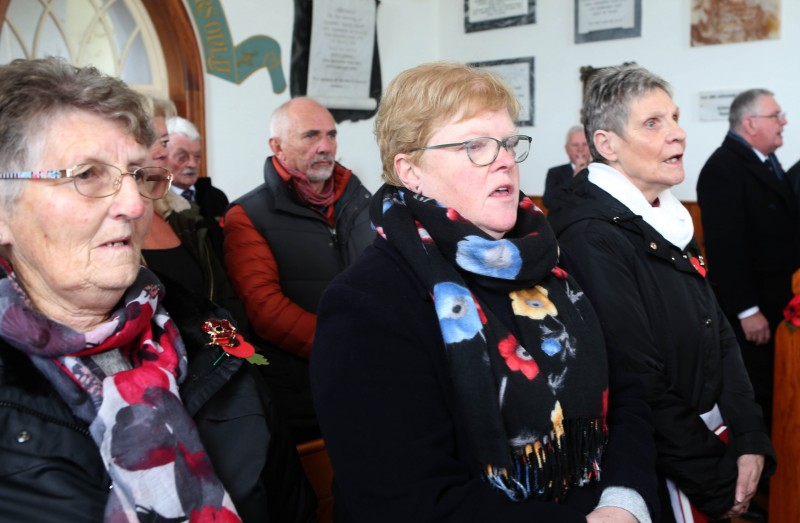Remembrance Service in St Thomas Parish Church, Rathlin.