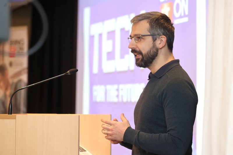 Alan Stirling from Alderhill Digital who attended the ‘Tech for the Future’ event, organised by Council’s Labour Market Partnership and Bring IT On.