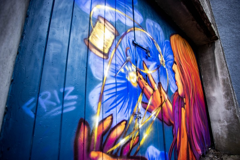 Visitors to Coleraine will see the new street art throughout the town centre.