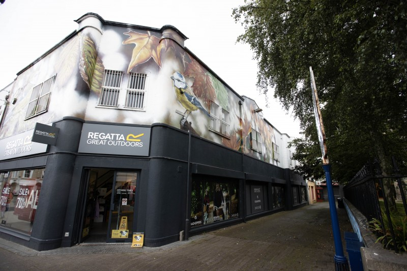 Visitors to Coleraine will see the new street art throughout the town centre.