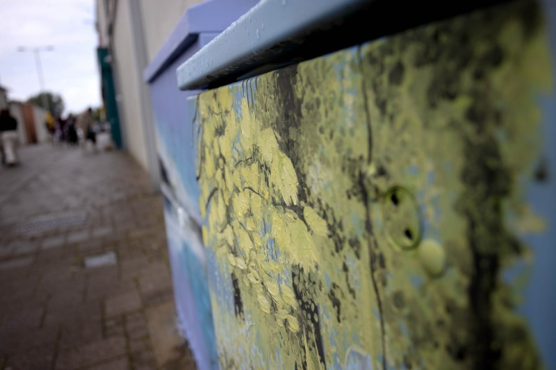 Visitors to Coleraine will see the new street art throughout the town centre.