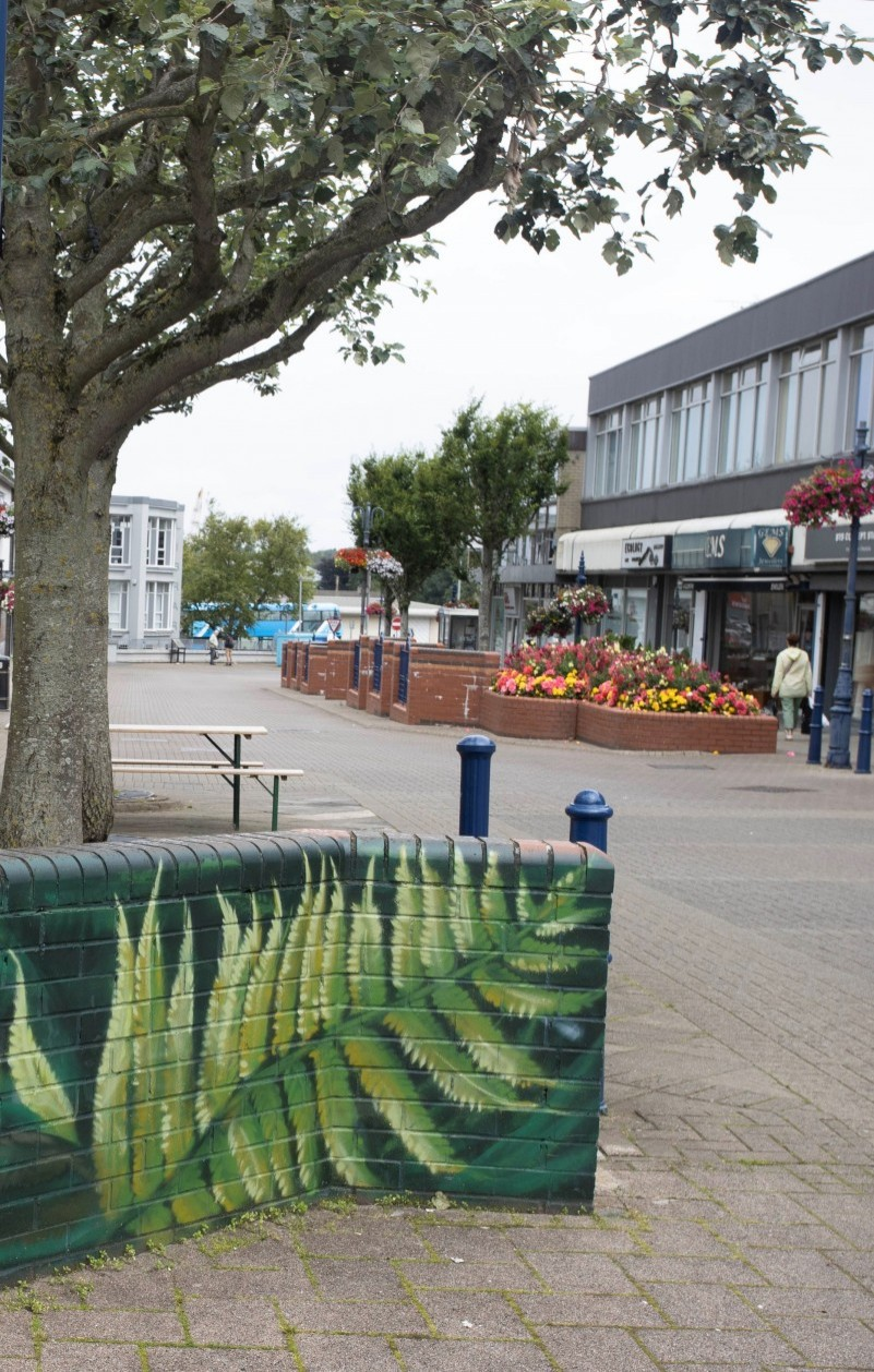 Visitors to Coleraine will see the new street art throughout the town centre.