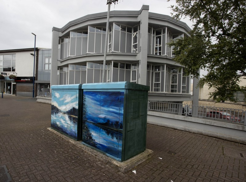 Visitors to Coleraine will see the new street art throughout the town centre.