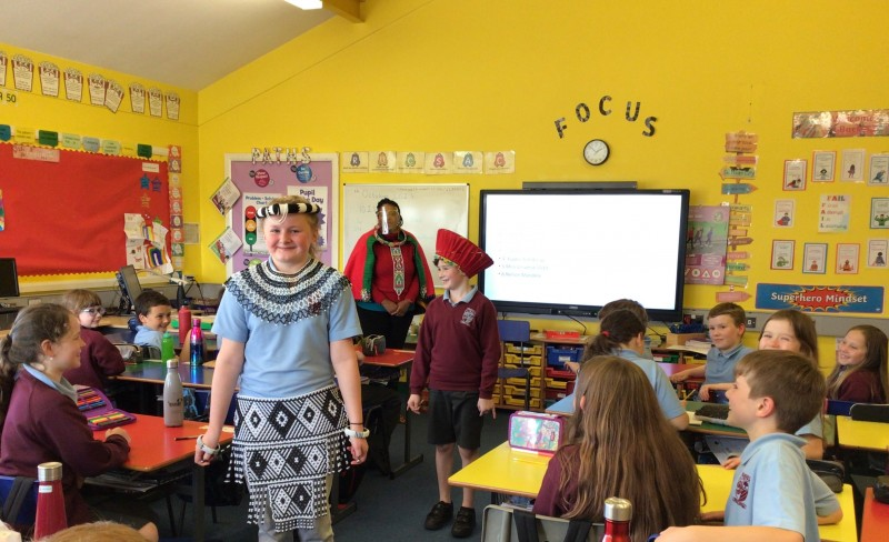 Facilitators from China, Poland, Japan and South Africa visited eight schools in the Borough to talk to pupils about their country of origin, their culture and why they came to live in Northern Ireland.