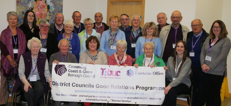 Participants who took part in the visit to the Ulster Museum as part of Causeway Coast and Glens Borough Council's Through the Looking Glass programme.