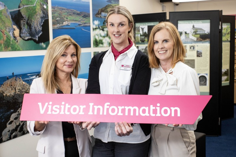 Kerrie McGonigle, Council’s Destination Manager, joins team members Heather Keanie; Destination Marketing Campaign Officer and Alison Walker Visitor Services Advisor as VICs prepare to open ahead of Easter and the upcoming summer season.