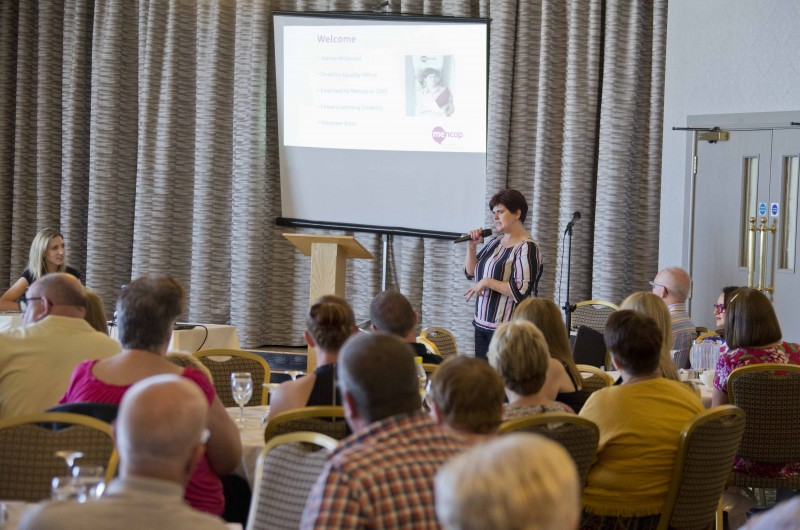 Joanne McDonald from MENCAP, one of the guest speakers at the Volunteers' Week celebration.
