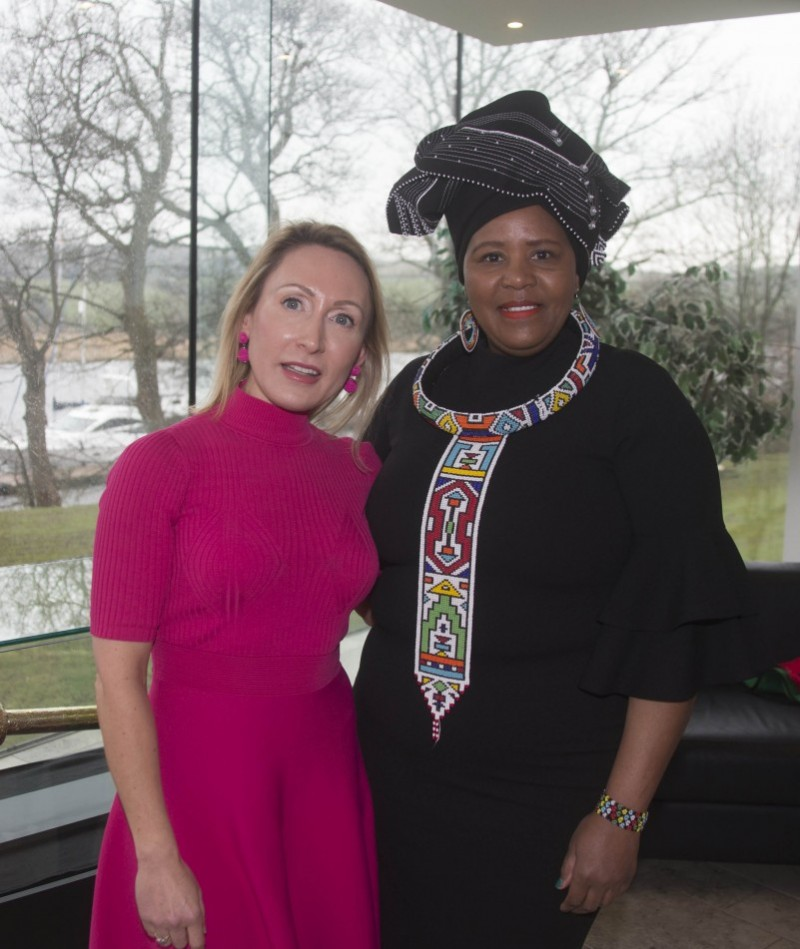 Special guests Johann Muldoon and Nandi Jola pictured in Cloonavin at the International Women’s Day event in Cloonavin.